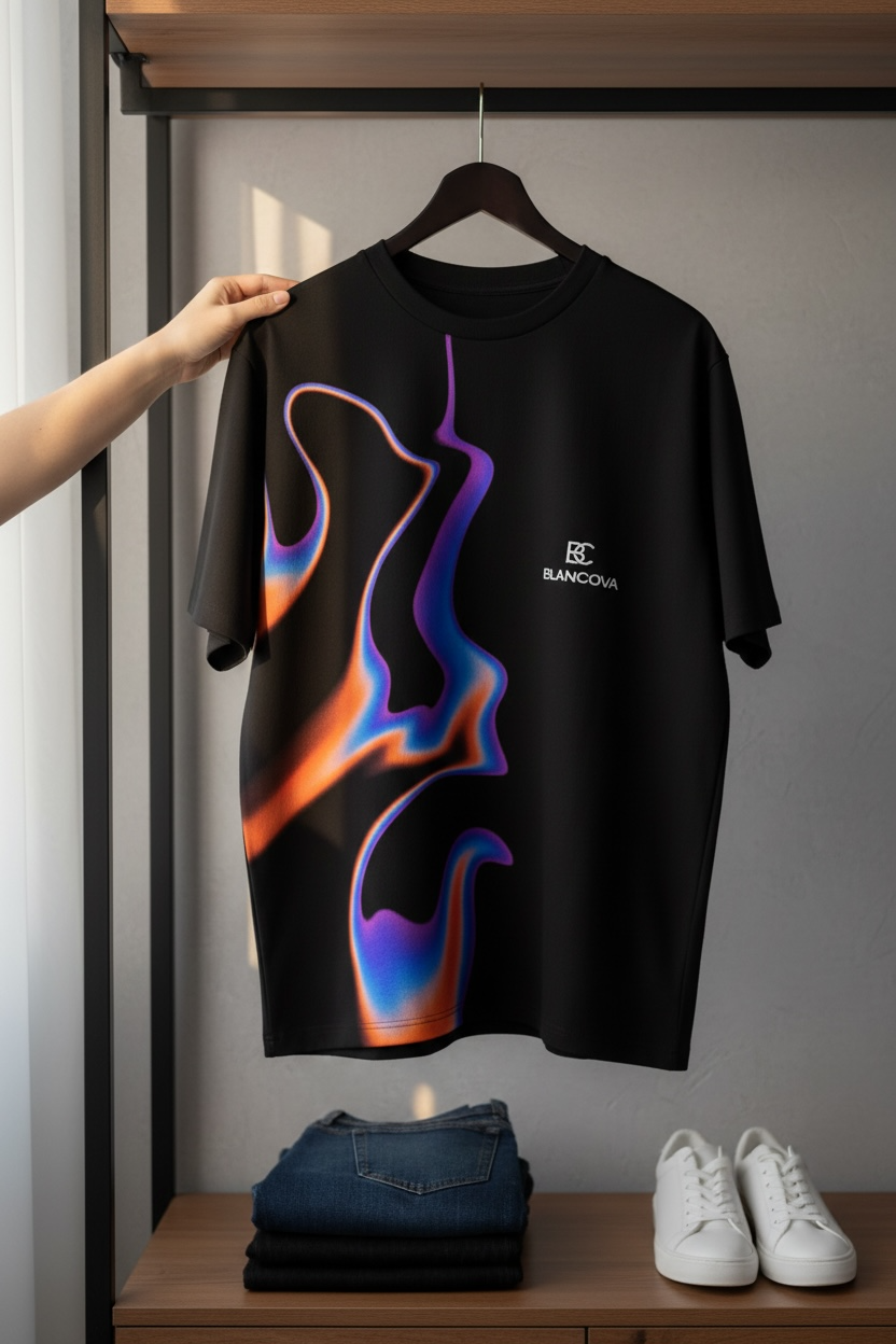 BLANCOVA “Spectra” oversized T-Shirt