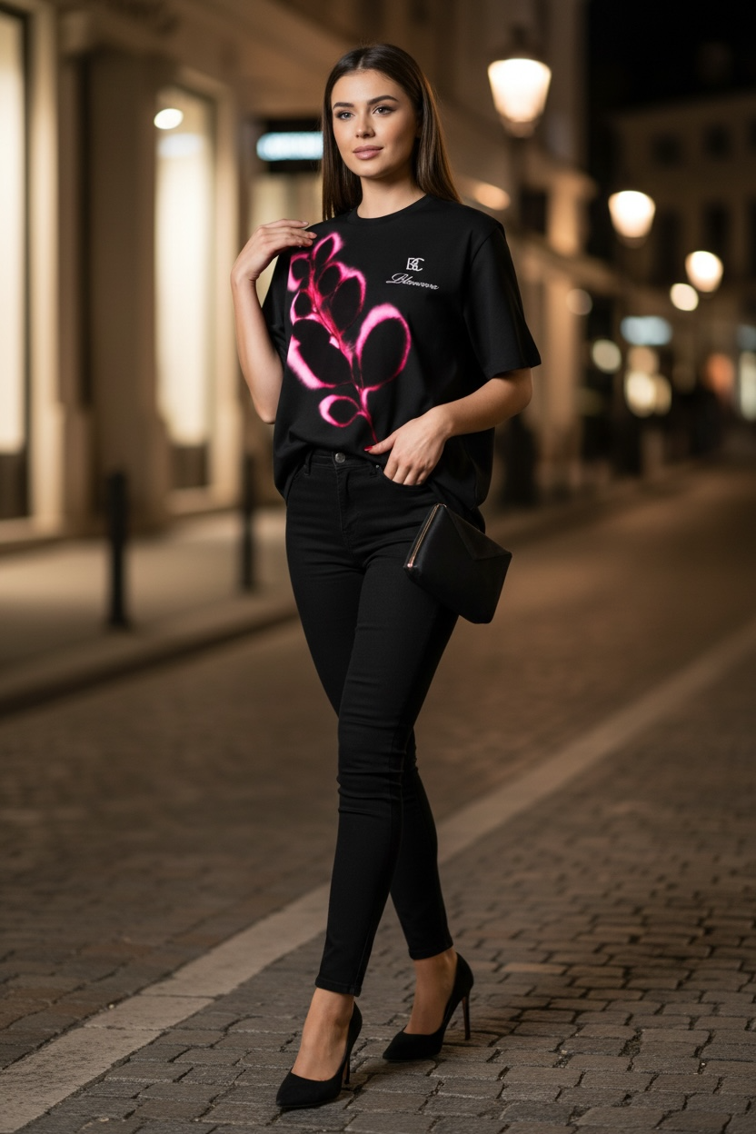 BLANCOVA “Passion” Oversized T-Shirt