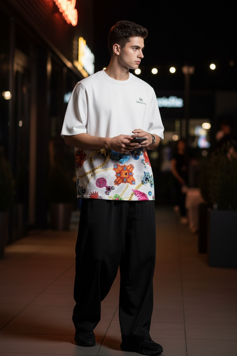 BLANCOVA “Enigma” Oversized T-Shirt