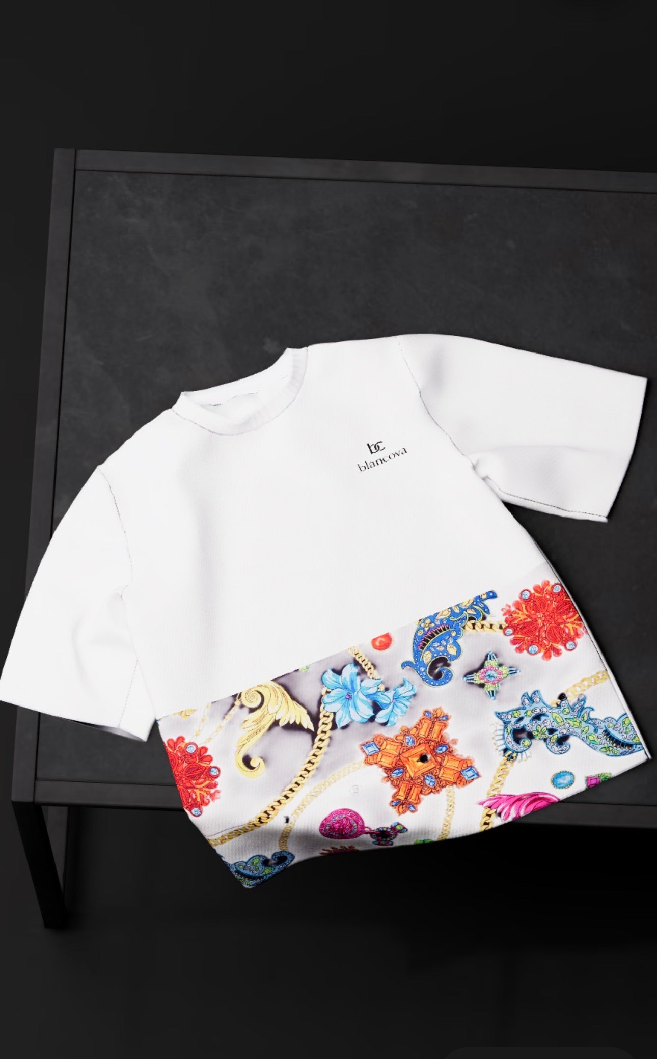 BLANCOVA “Enigma” Oversized T-Shirt