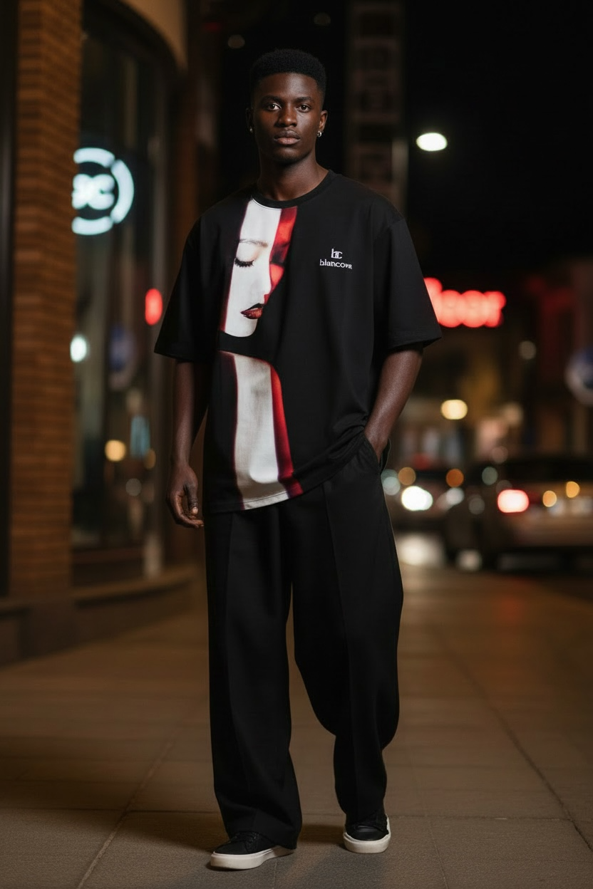 BLANCOVA “Divo” Oversized T-Shirt