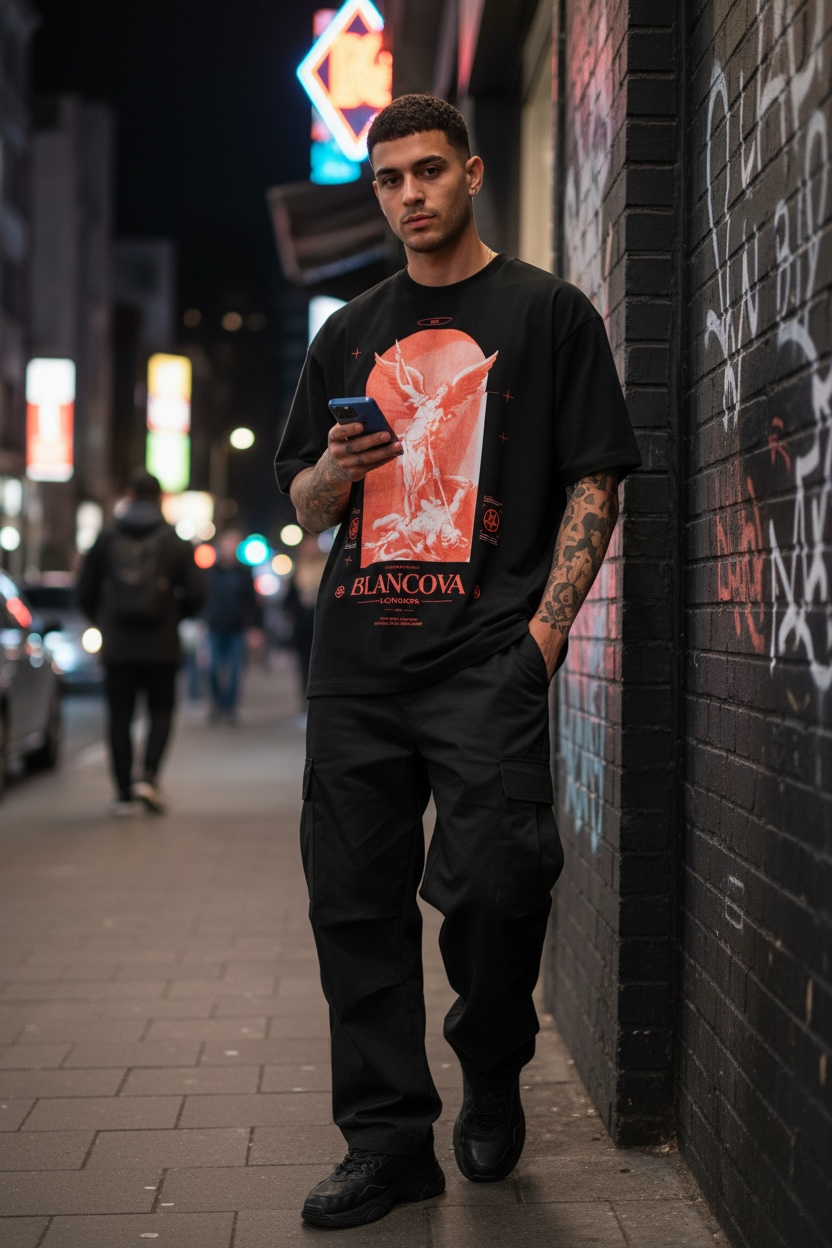 BLANCOVA “Seraph” Oversized T-Shirt