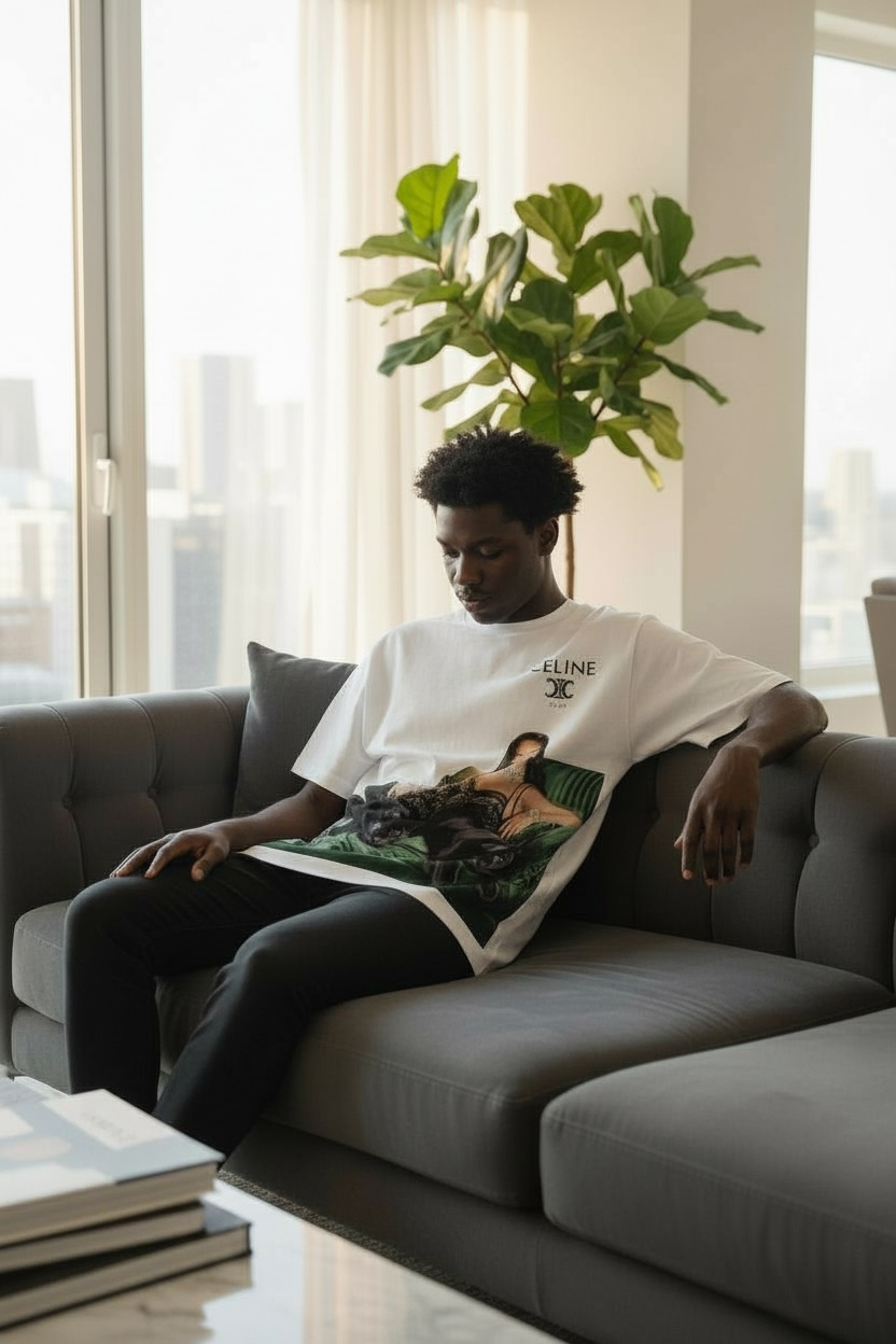 CELINE “RIHANNA” Oversized T-Shirt