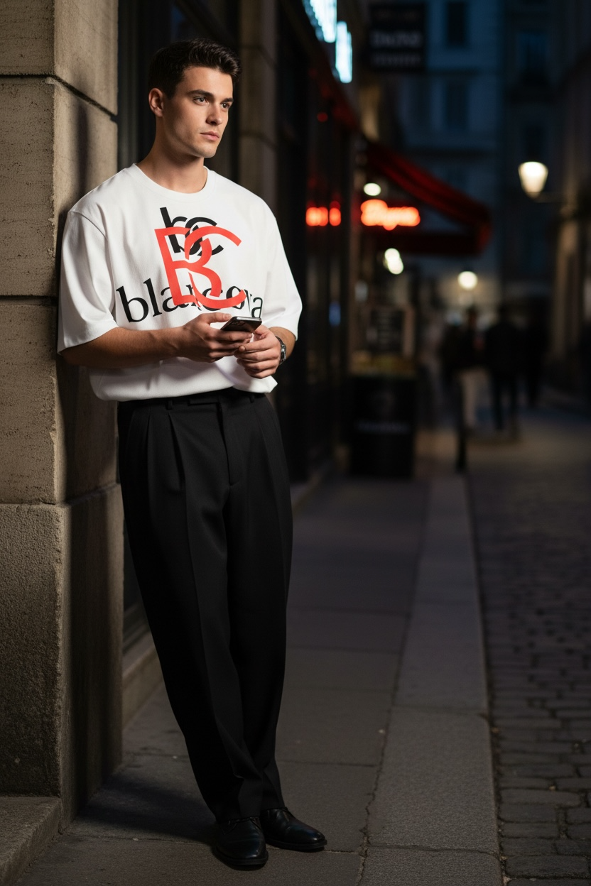 BLANCOVA “SIGNATURE” Oversized T-Shirt