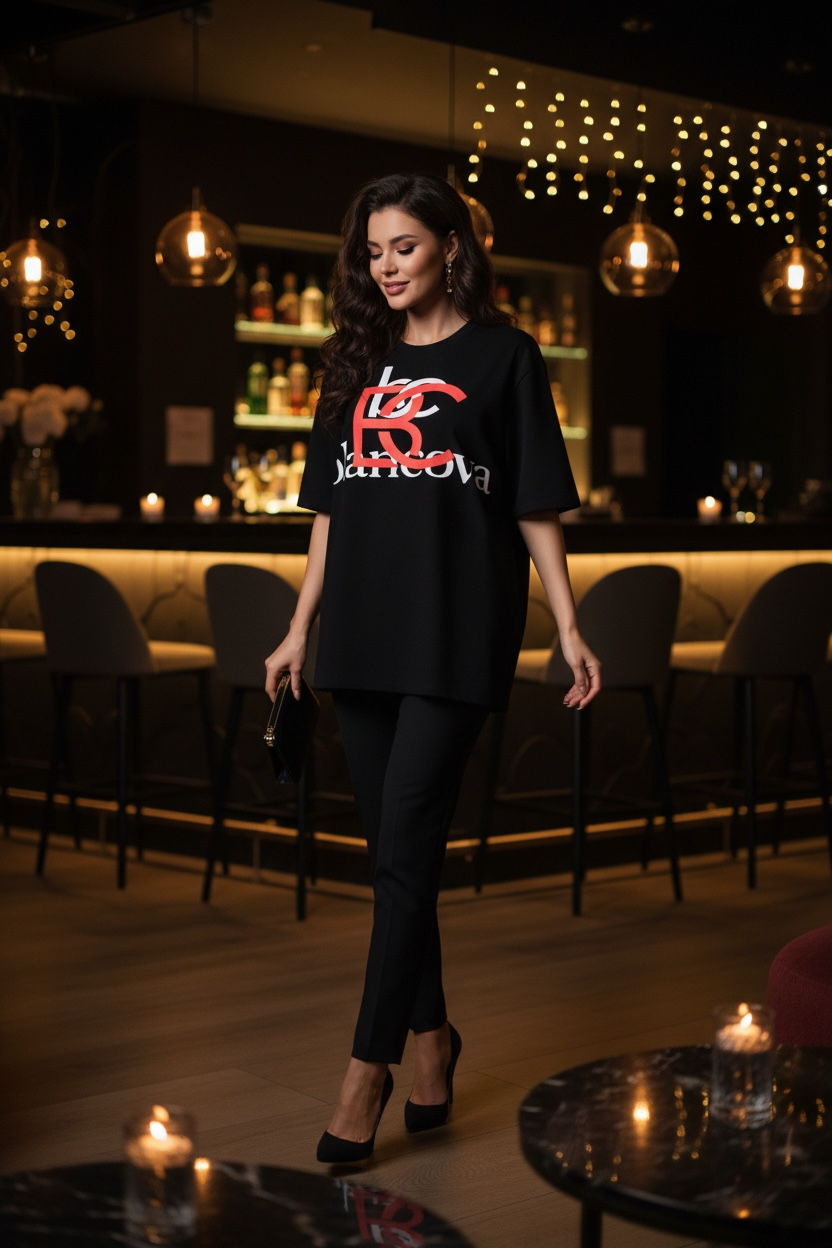 BLANCOVA “Signature” Oversized T-Shirt