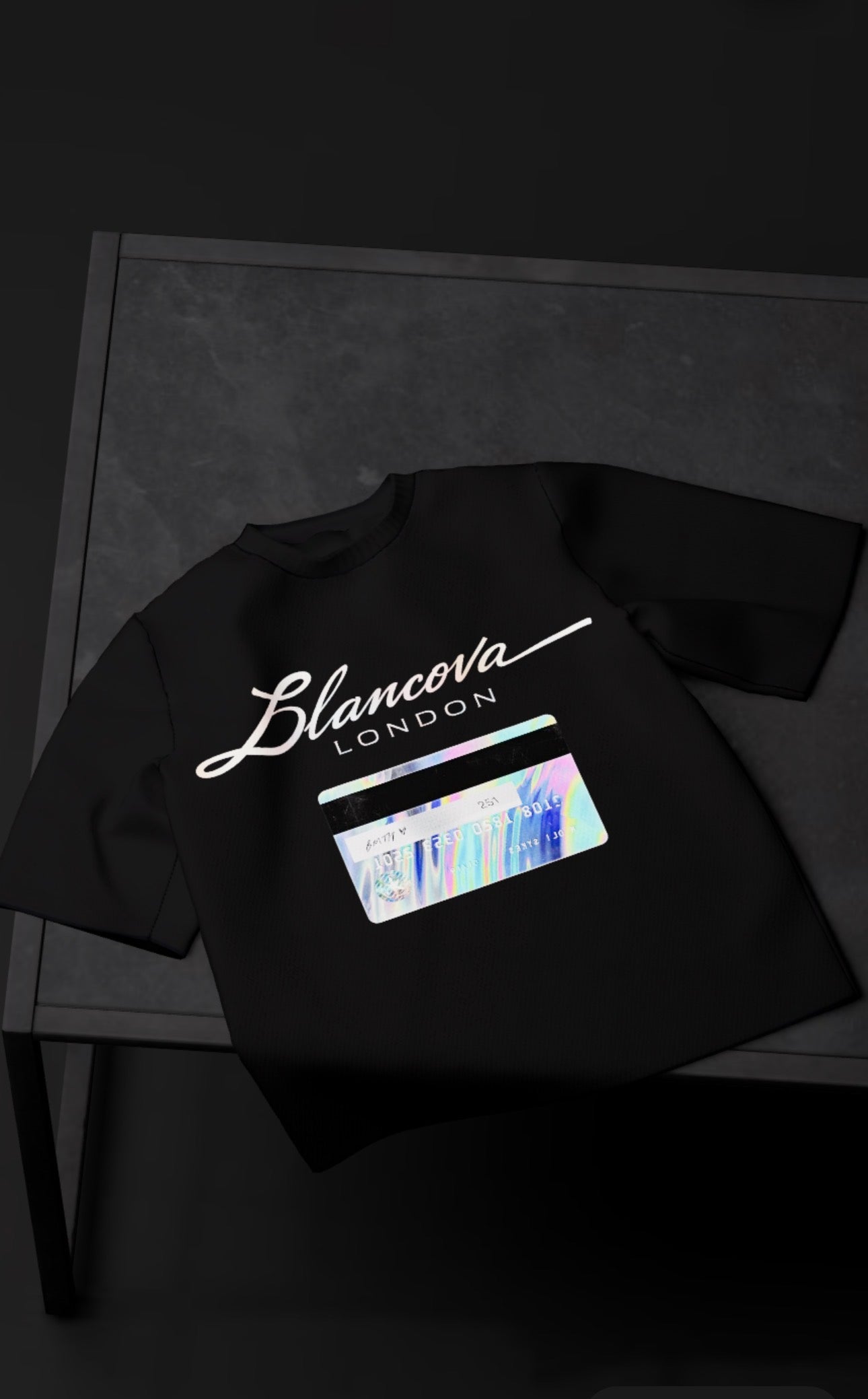 BLANCOVA “Nocturne” Oversized T-Shirt