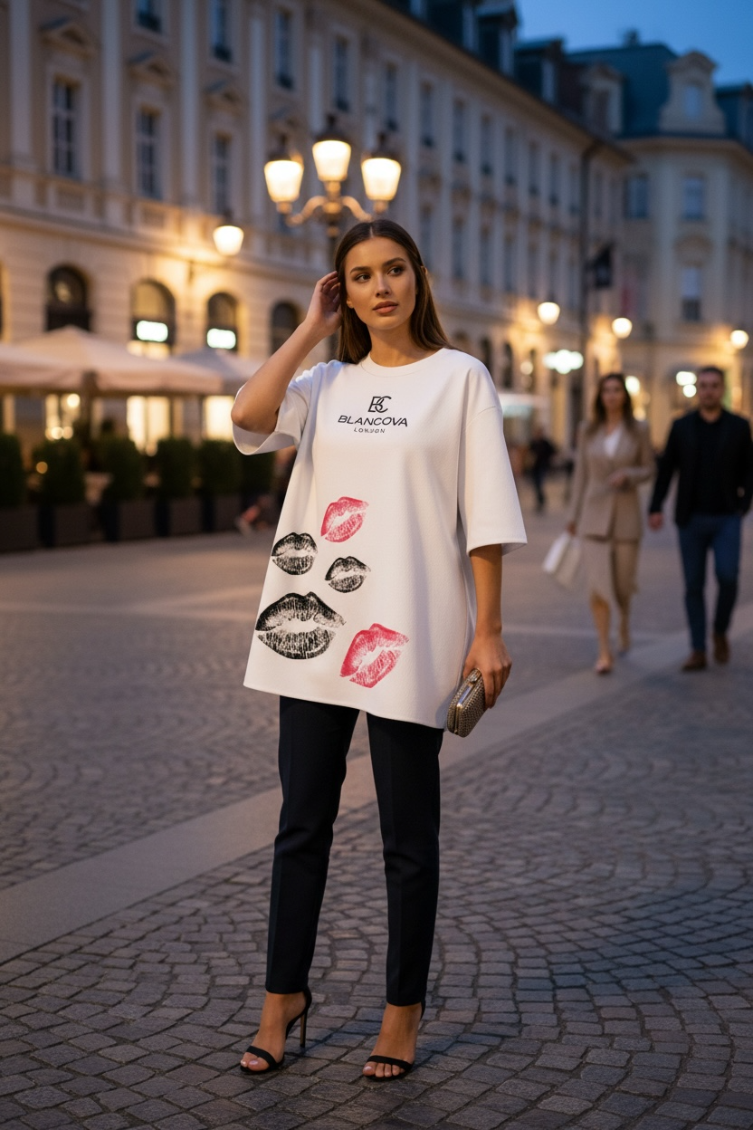 BLANCOVA “Sublime” Oversized T-Shirt