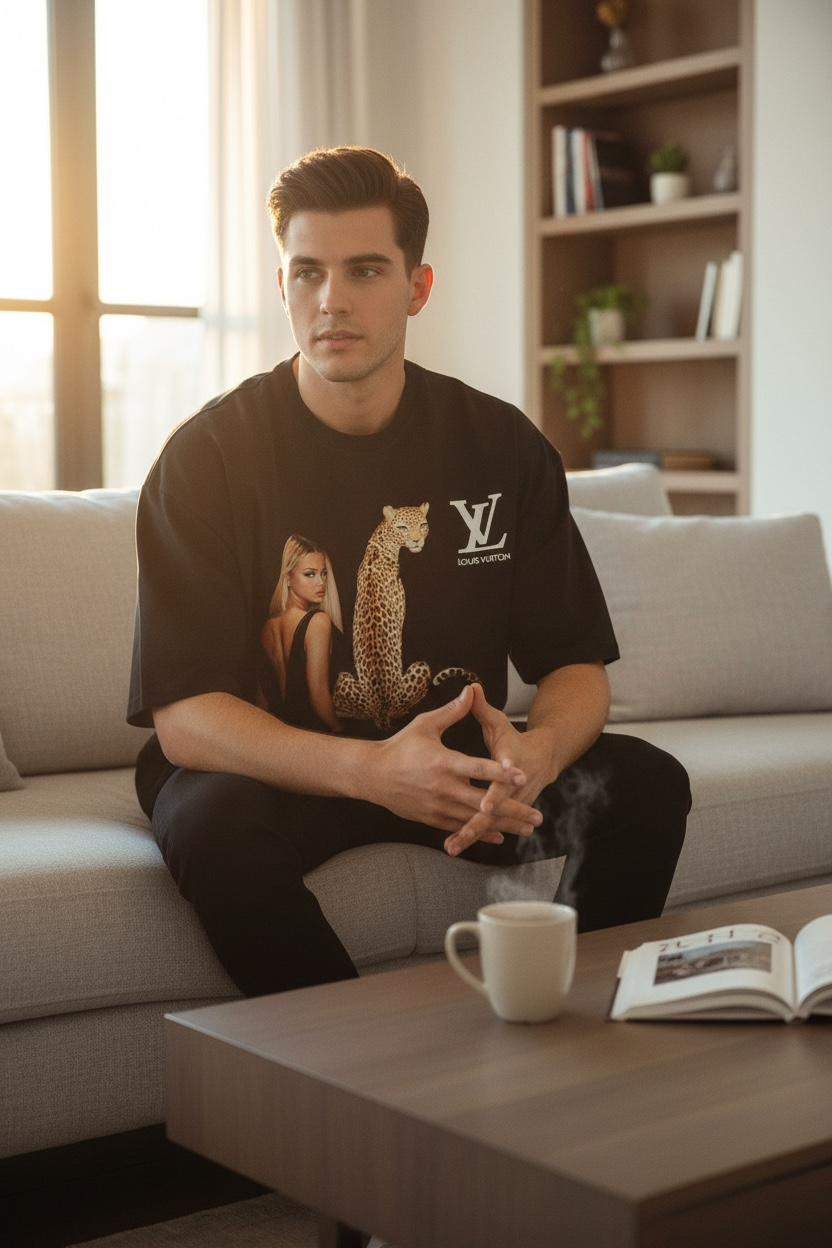 Louis Vuitton “SOEURS” Oversized T-Shirt