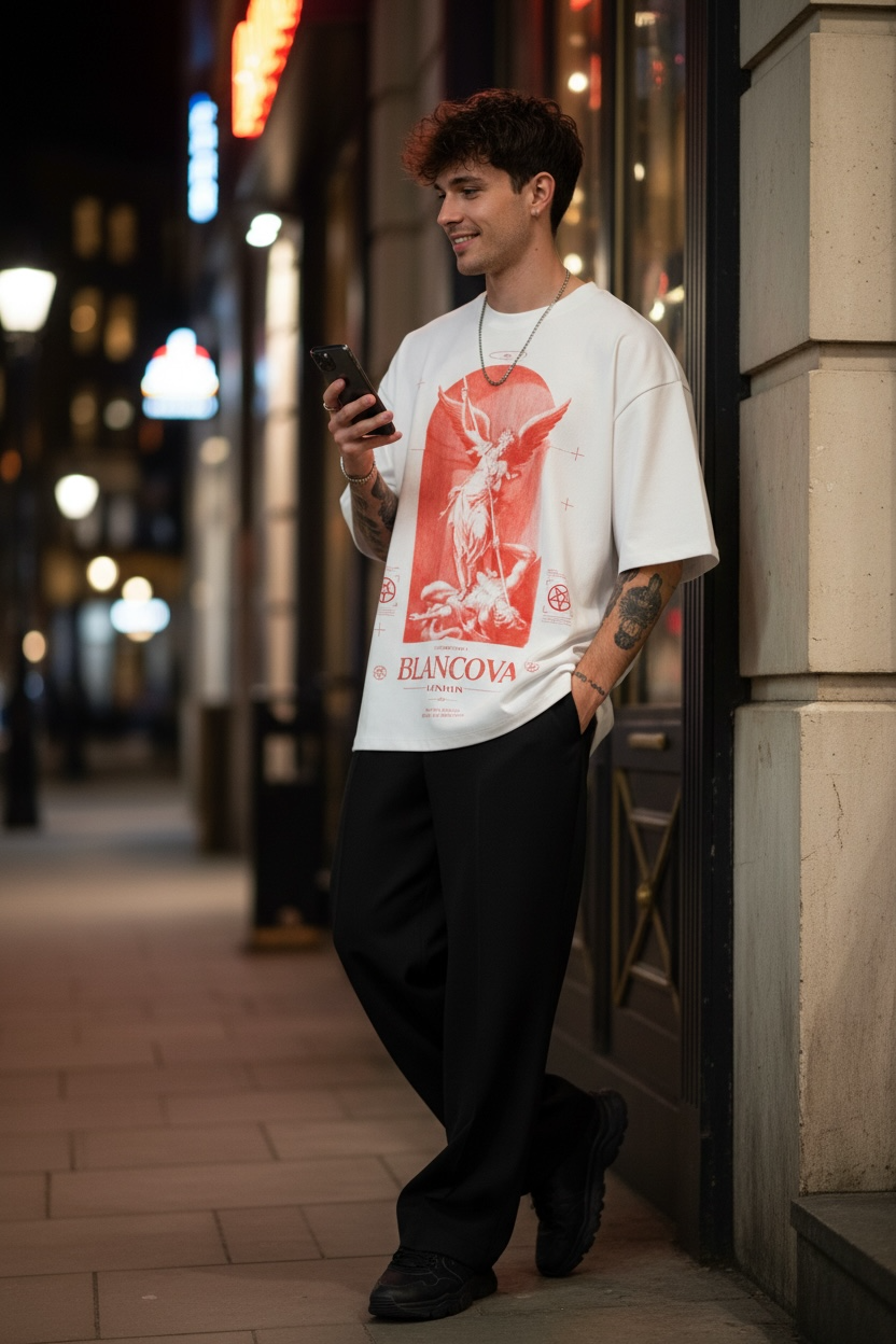 BLANCOVA “Seraph” Oversized T-Shirt