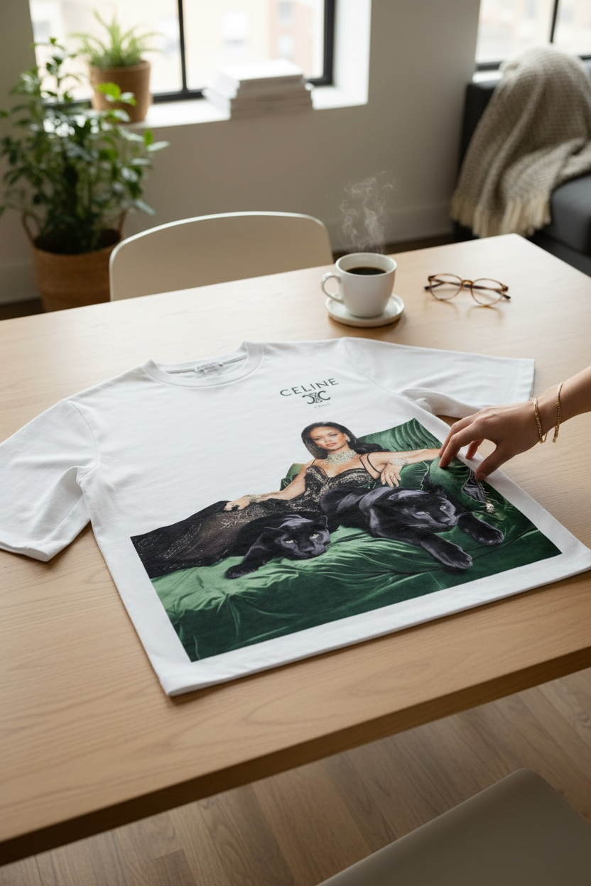 CELINE “RIHANNA” Oversized T-Shirt