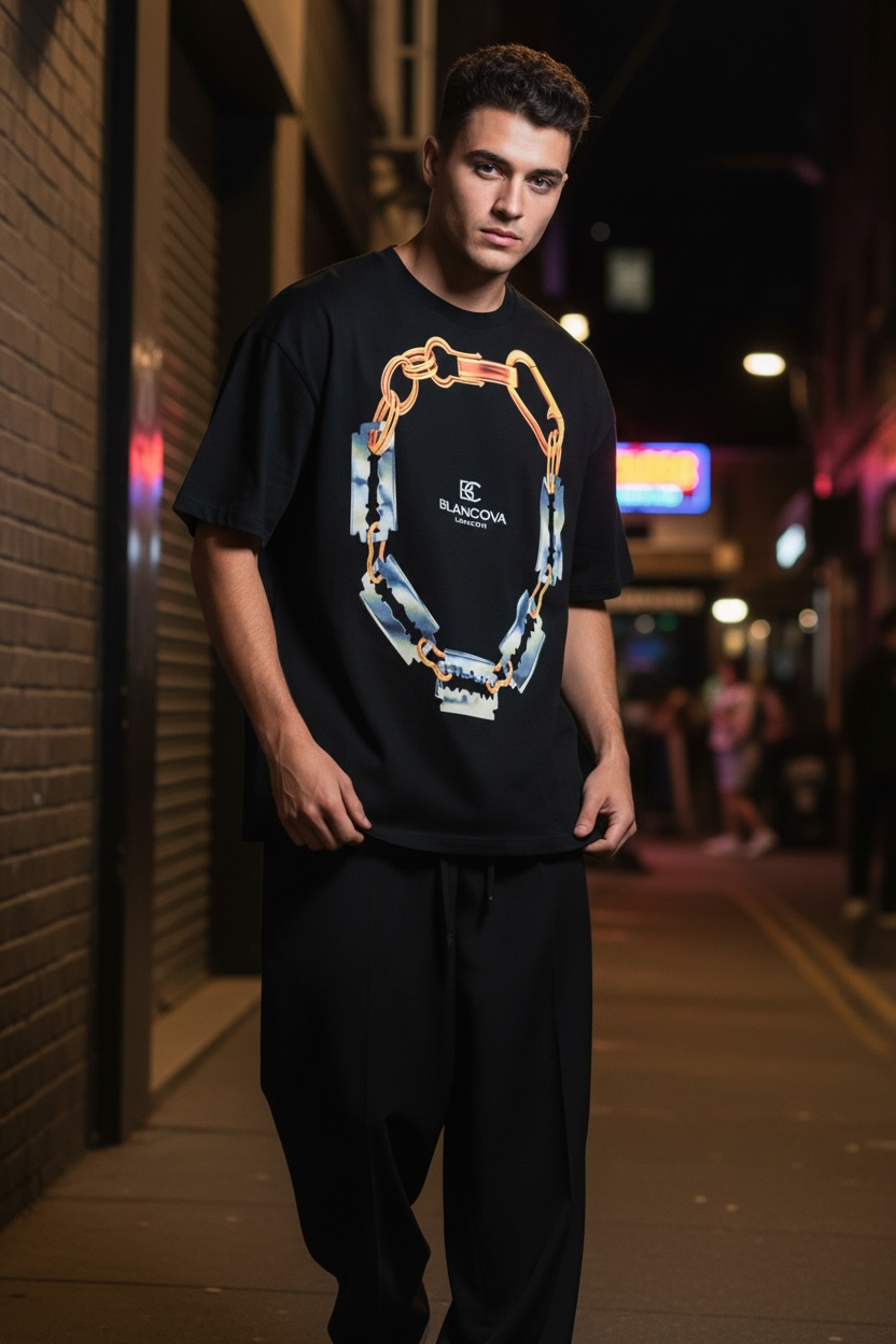 BLANCOVA “Verite 2” Oversized T-Shirt