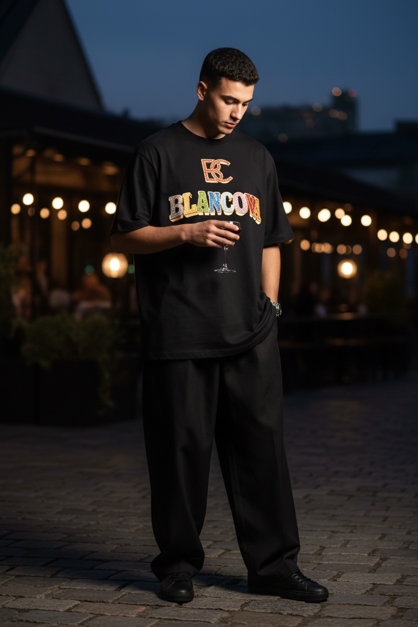 BLANCOVA “Heritage” Oversized T-Shirt