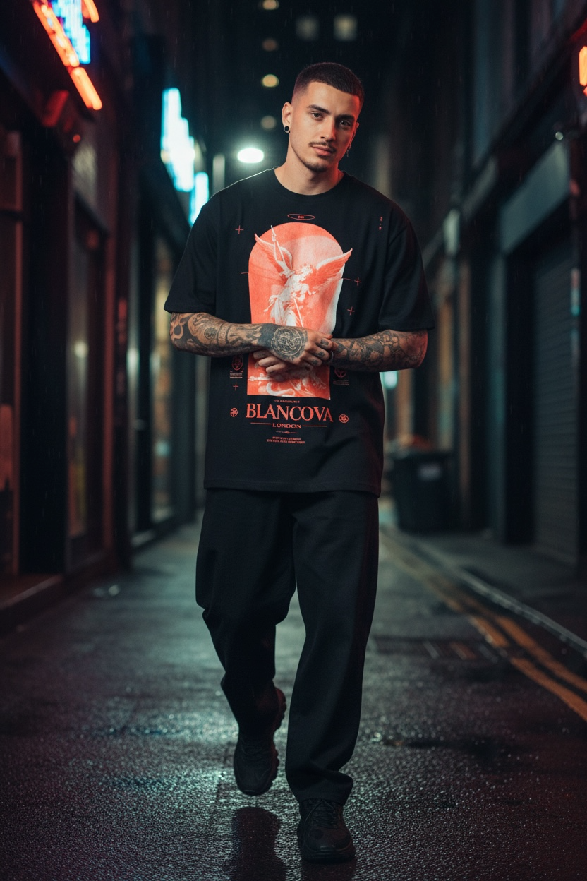 BLANCOVA “Seraph” Oversized T-Shirt