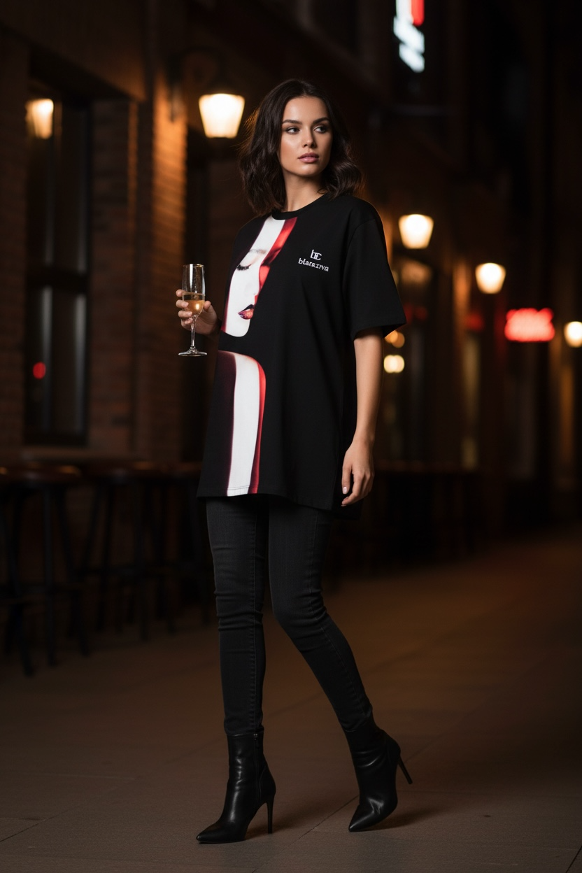 BLANCOVA “Divo” Oversized T-Shirt