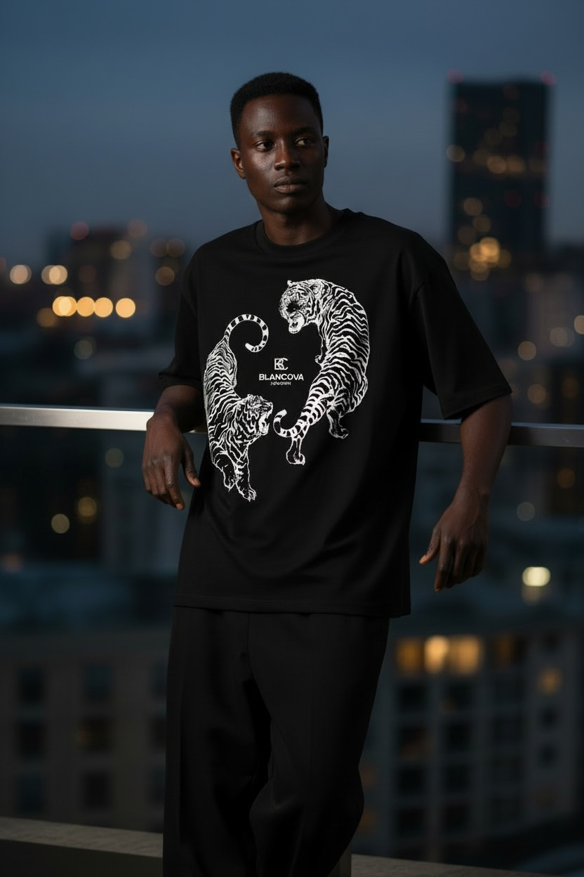 BLANCOVA “Eclipse” Oversized T-Shirt