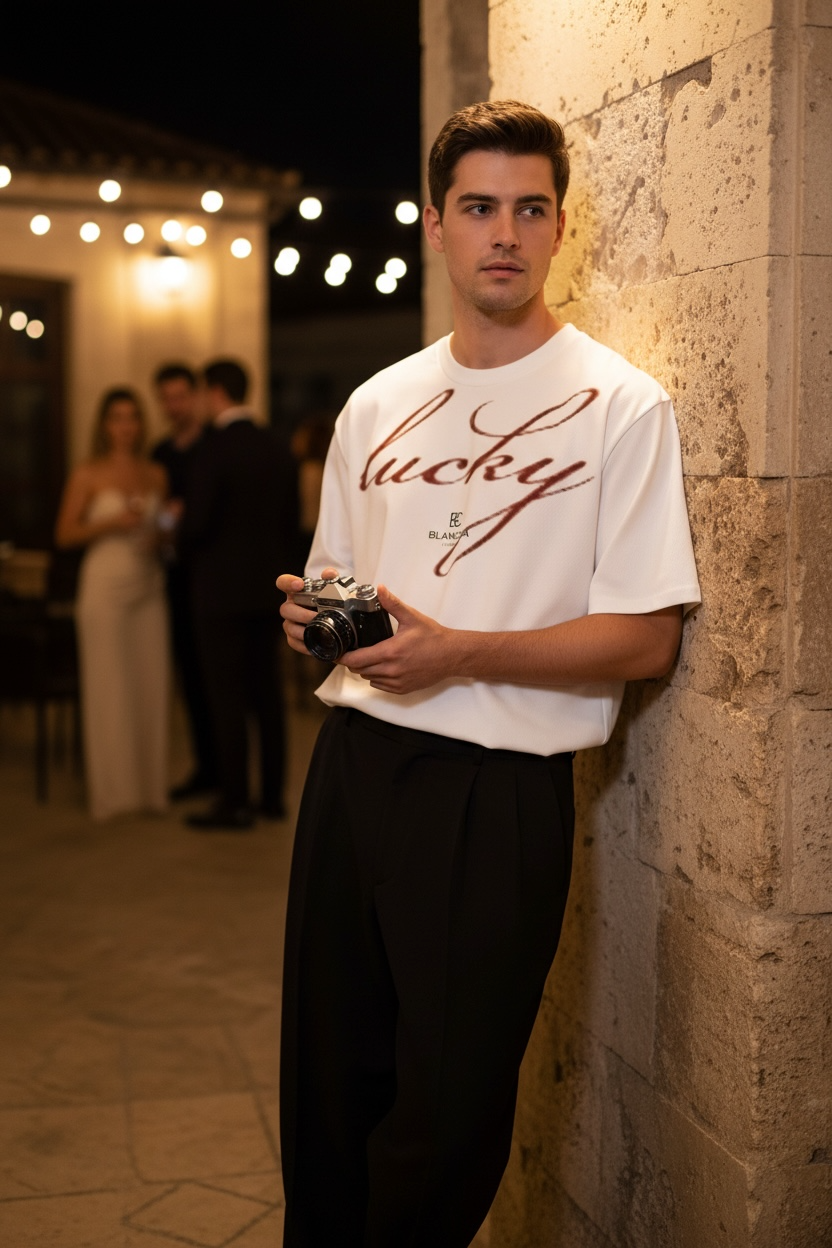 BLANCOVA “Lucky” Oversized T-Shirt