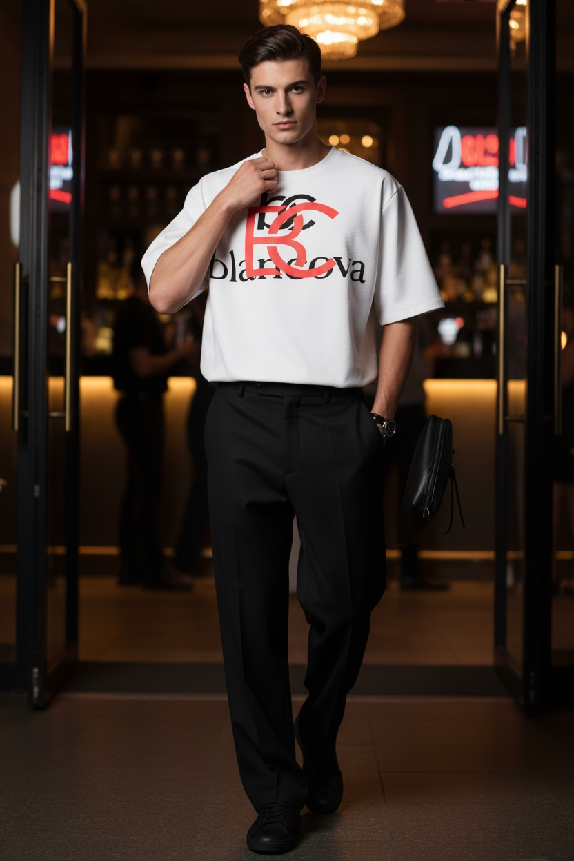 BLANCOVA “SIGNATURE” Oversized T-Shirt