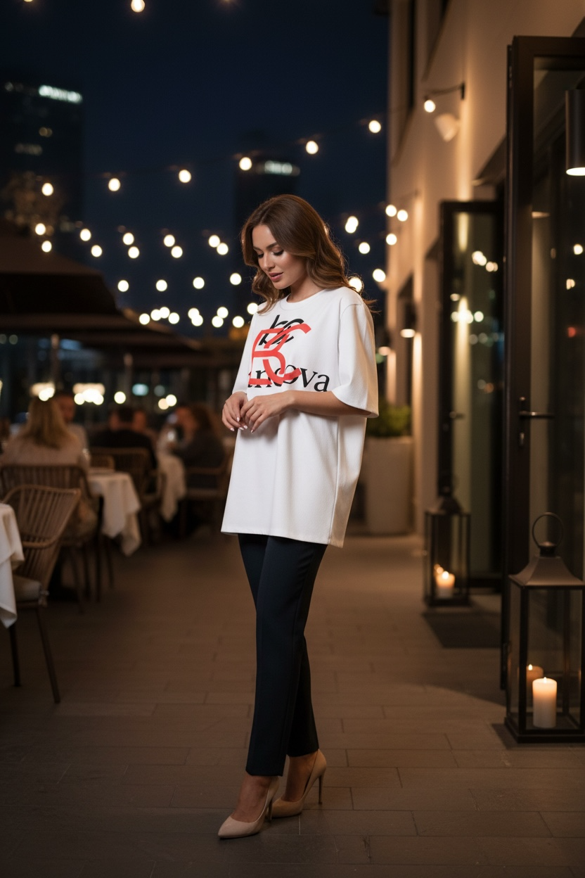 BLANCOVA “SIGNATURE” Oversized T-Shirt