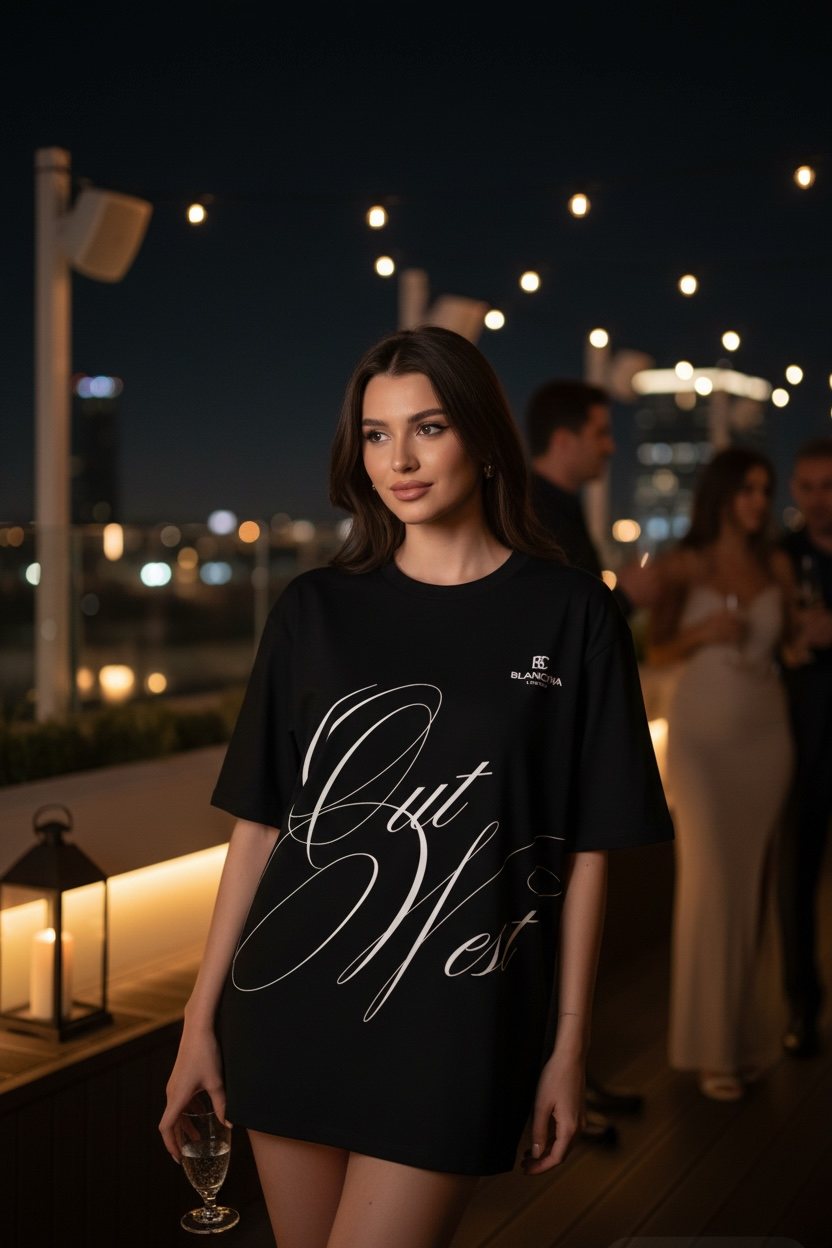 BLANCOVA “Out West” Oversized T-Shirt