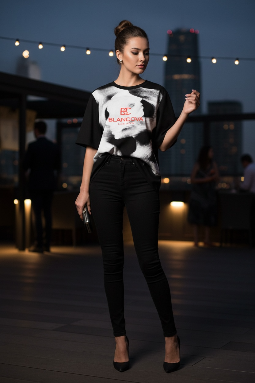 BLANCOVA “Phantom 2” Oversized T-Shirt