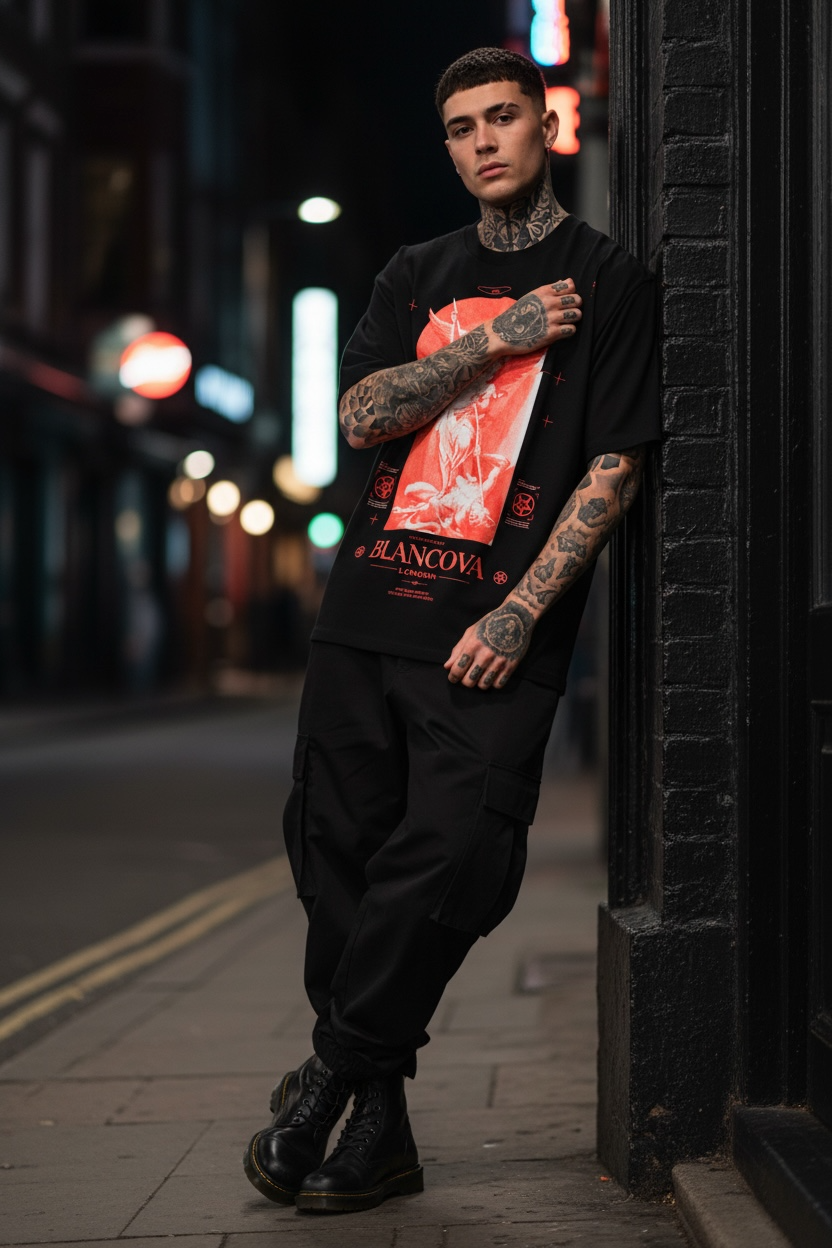 BLANCOVA “Seraph” Oversized T-Shirt