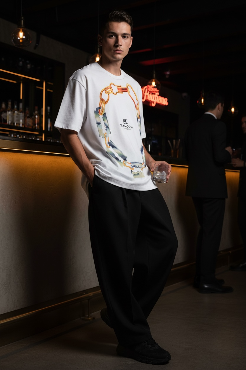 BLANCOVA “Verite” Oversized T-Shirt