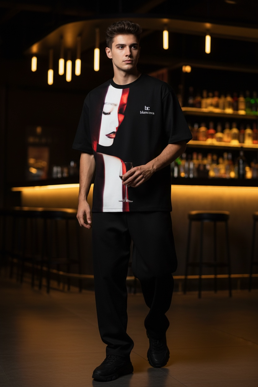 BLANCOVA “Divo” Oversized T-Shirt