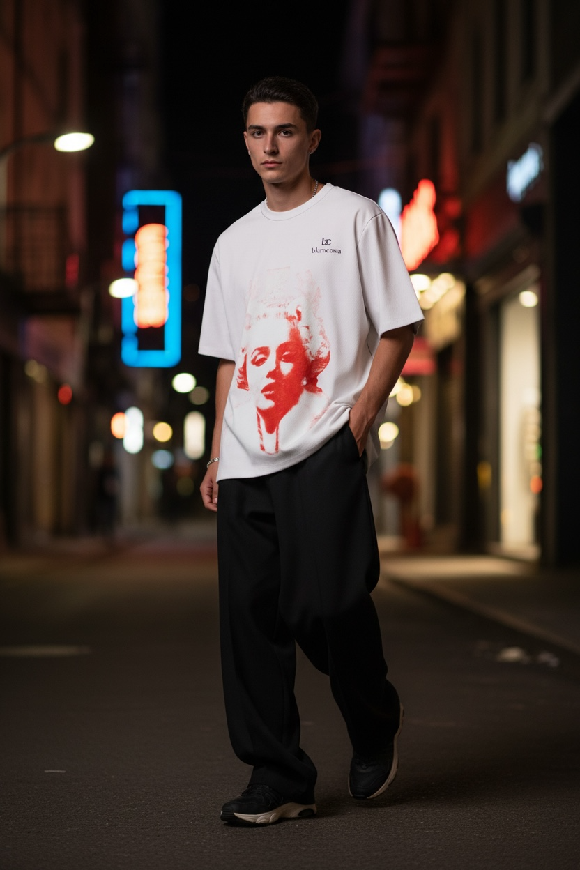 BLANCOVA “Reina” Oversized T-Shirt