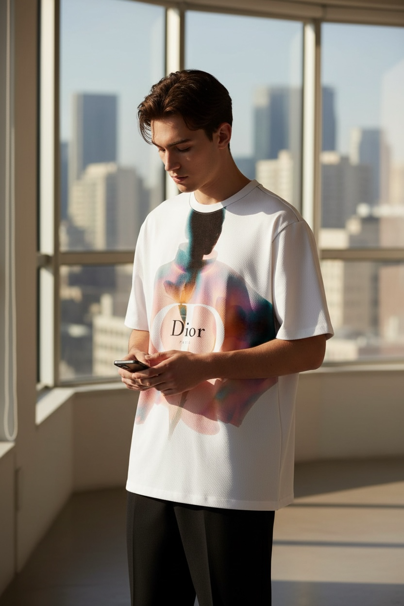 Christian Dior “FLORA” Oversized T-Shirt