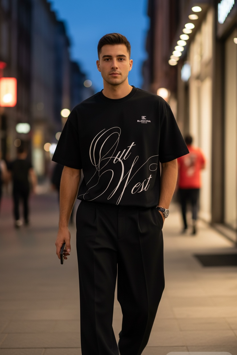 BLANCOVA “Out West” Oversized T-Shirt