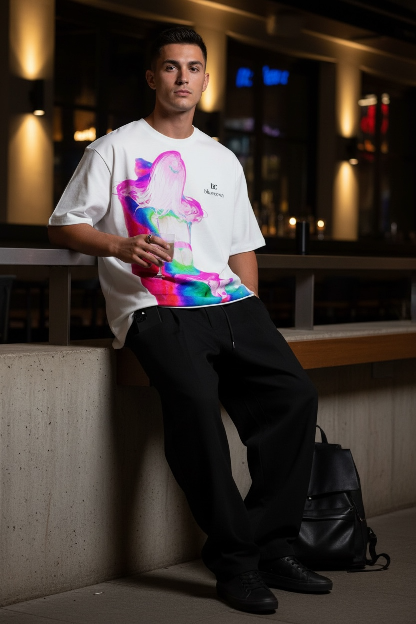 BLANCOVA “Chroma” Oversized T-Shirt