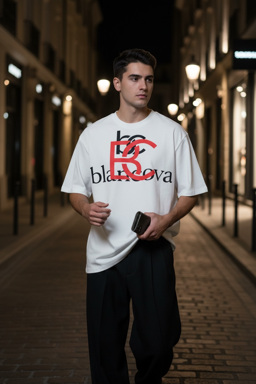BLANCOVA “SIGNATURE” Oversized T-Shirt