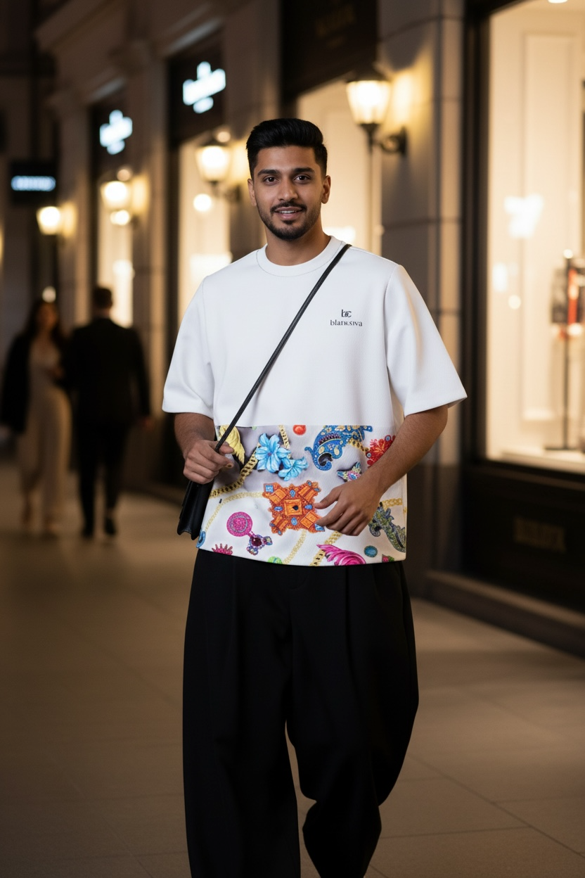 BLANCOVA “Enigma” Oversized T-Shirt