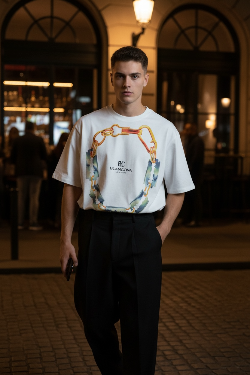 BLANCOVA “Verite” Oversized T-Shirt