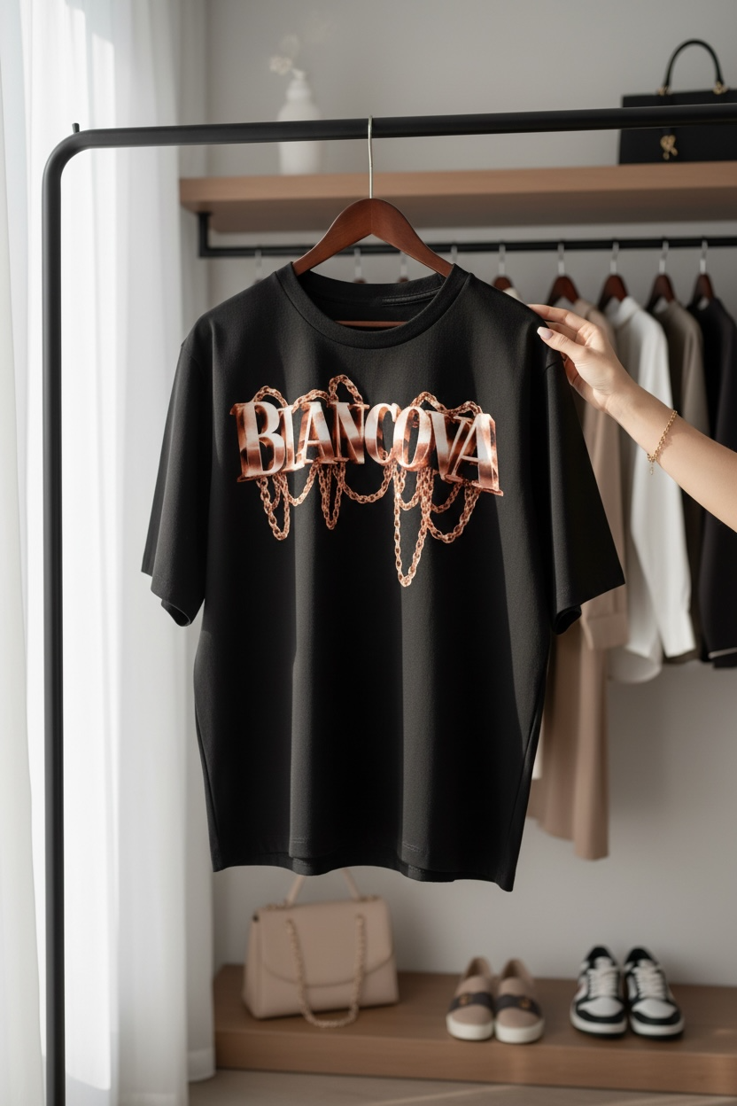 BLANCOVA “Aurum” Oversized T-Shirt