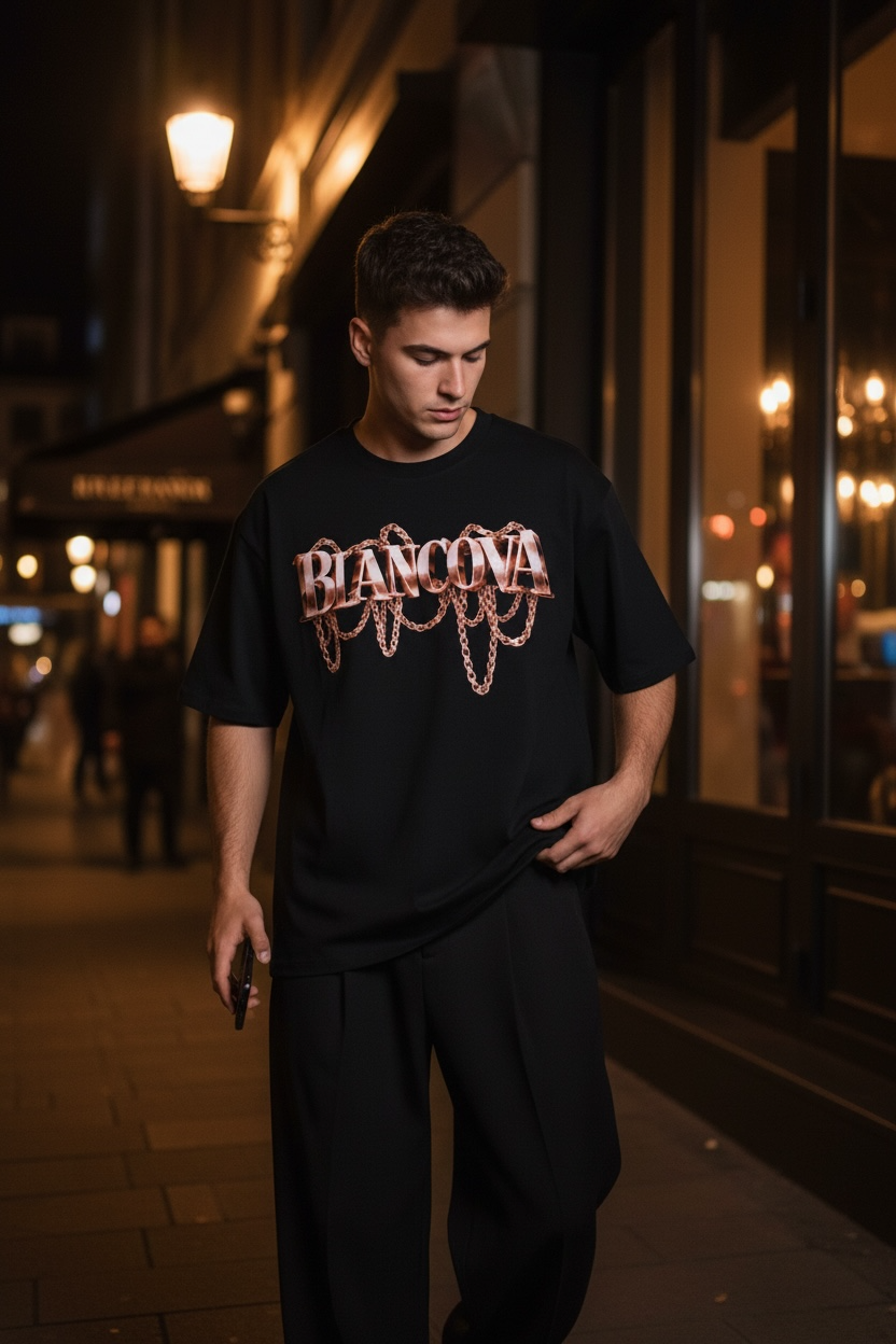 BLANCOVA “Aurum” Oversized T-Shirt