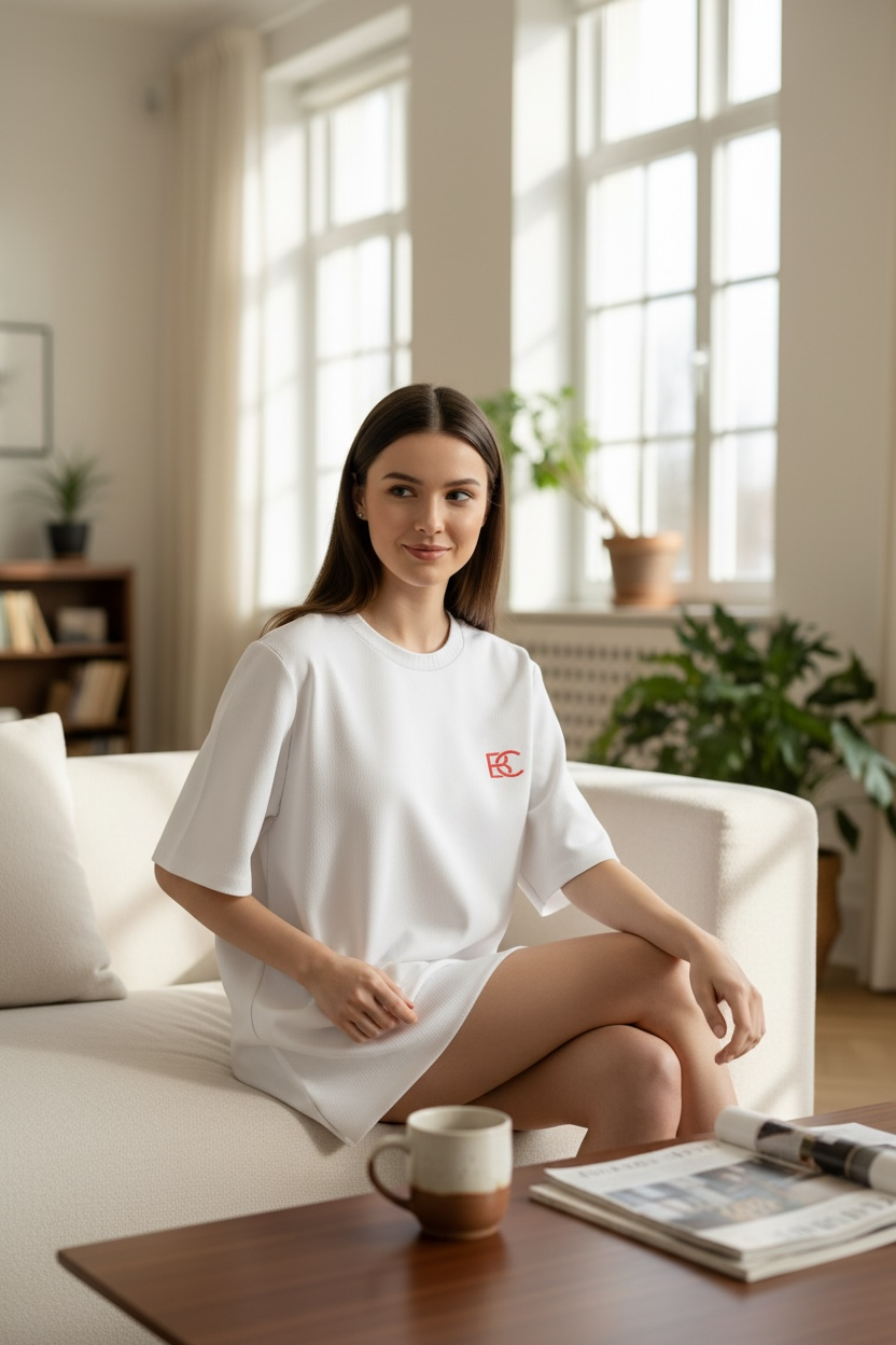 BLANCOVA Essential Oversized T-Shirt