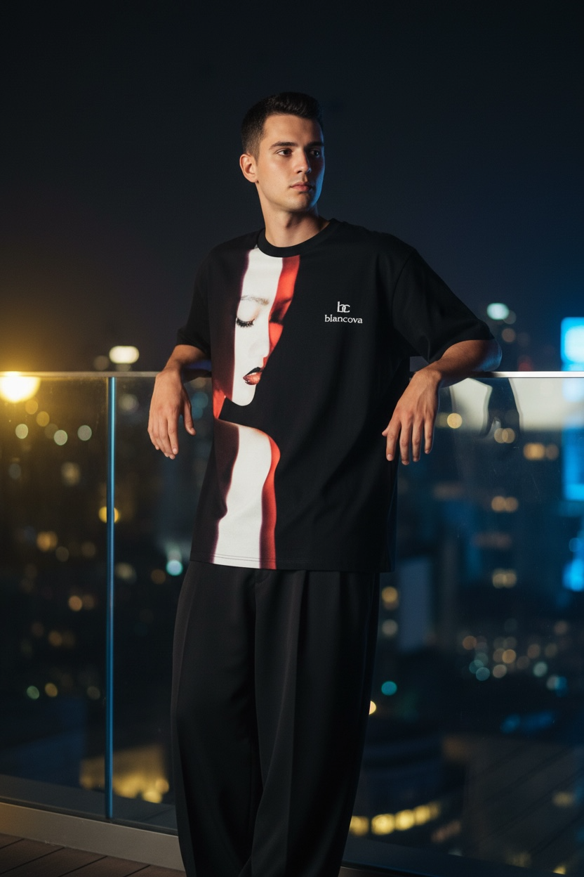 BLANCOVA “Divo” Oversized T-Shirt