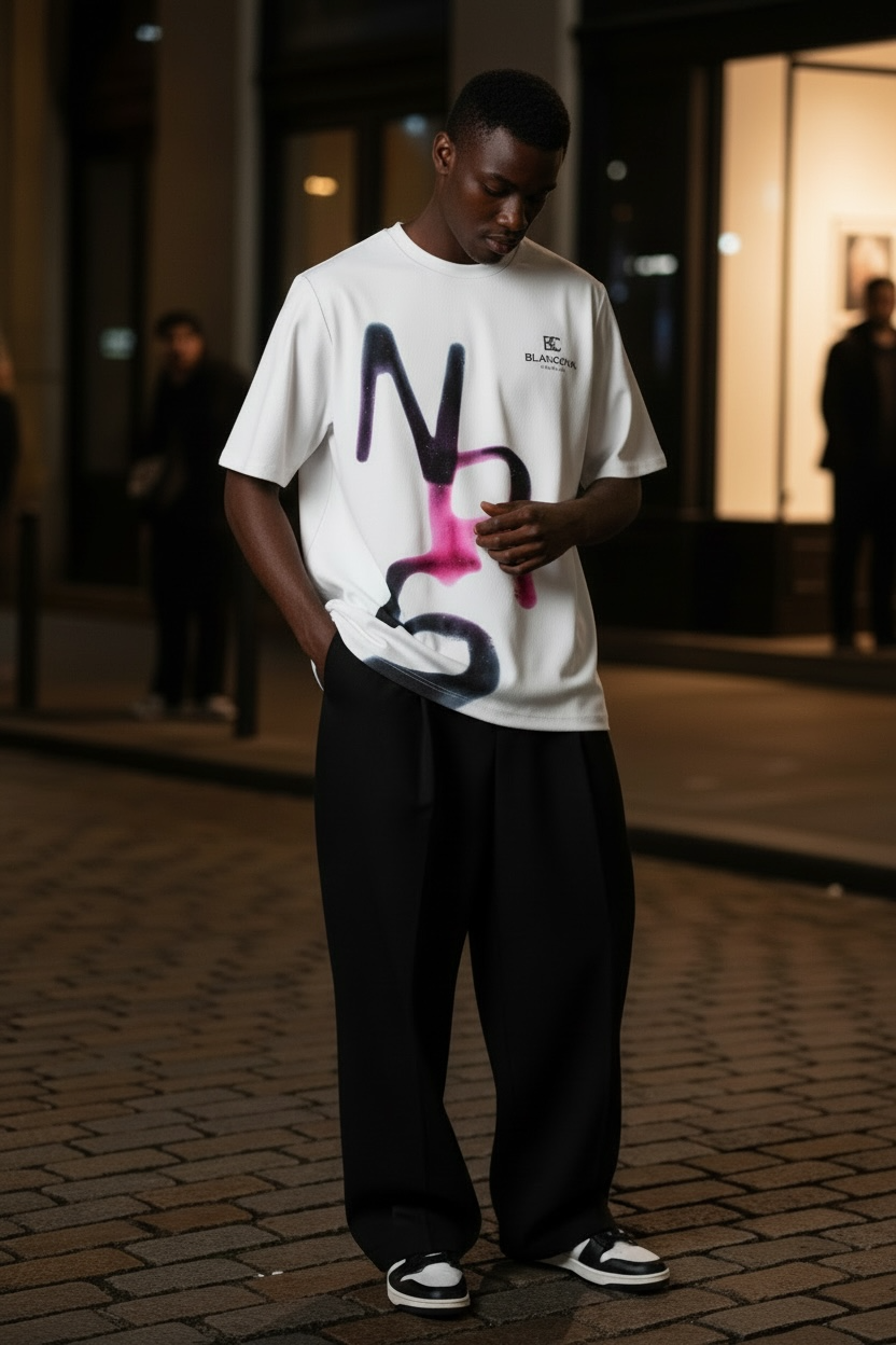 BLANCOVA “NR5” Oversized T-Shirt