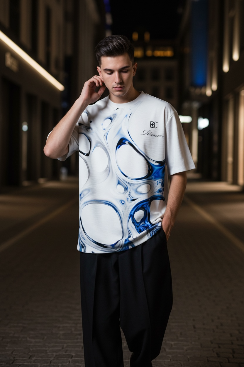 BLANCOVA “Ondine” Oversized T-Shirt