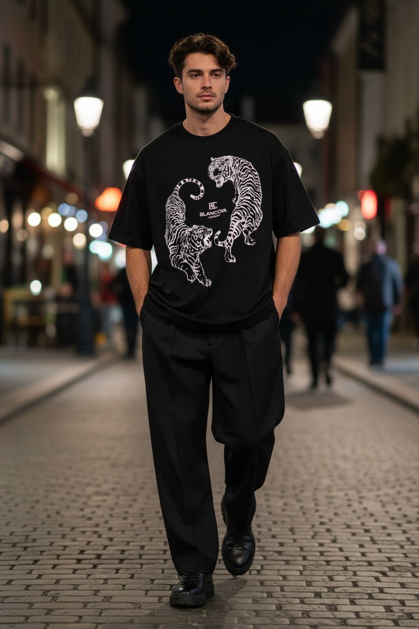 BLANCOVA “Eclipse” Oversized T-Shirt