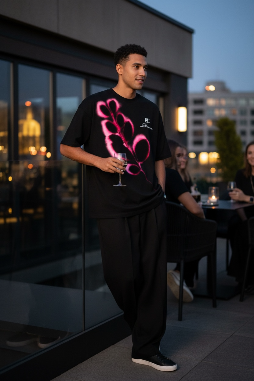 BLANCOVA “Passion” Oversized T-Shirt