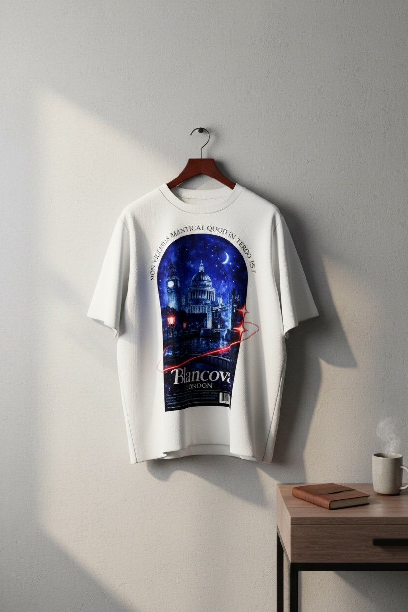 BLANCOVA “Noctis London” Oversized T-Shirt