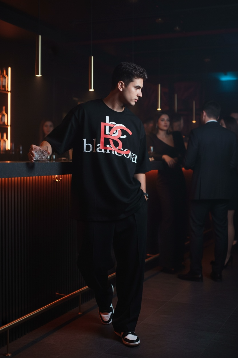 BLANCOVA “Signature” Oversized T-Shirt