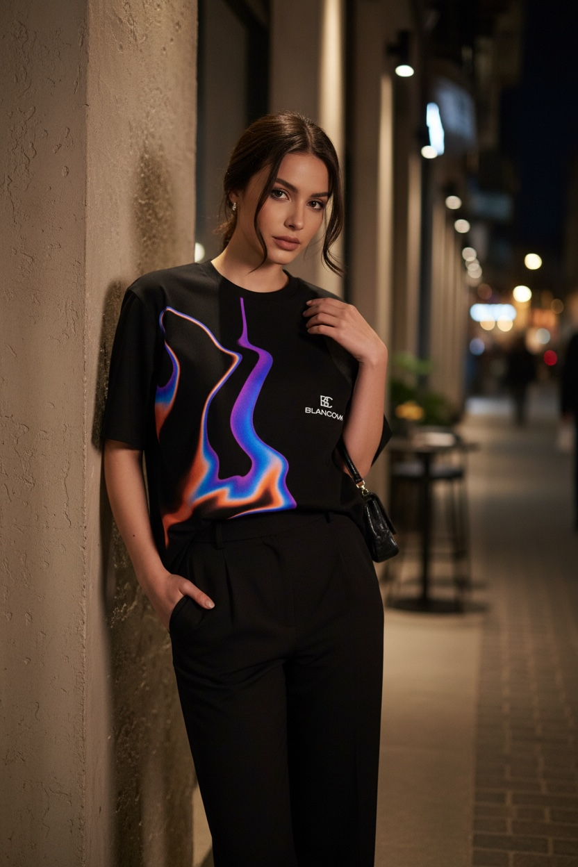BLANCOVA “Spectra” oversized T-Shirt