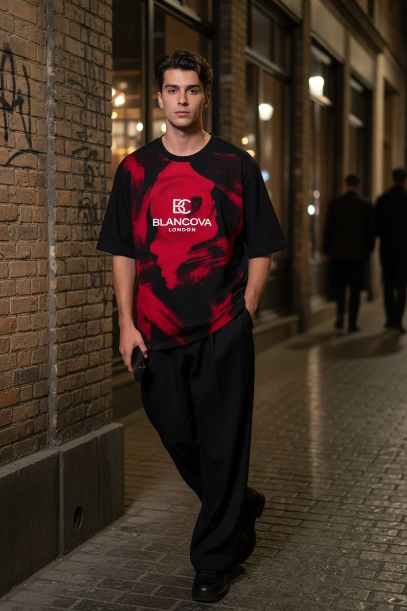 BLANCOVA “Phantom” Oversized T-Shirt
