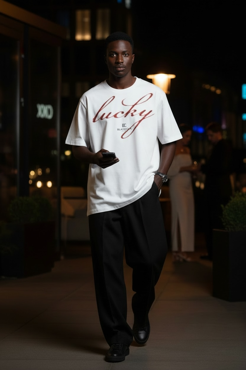 BLANCOVA “Lucky” Oversized T-Shirt