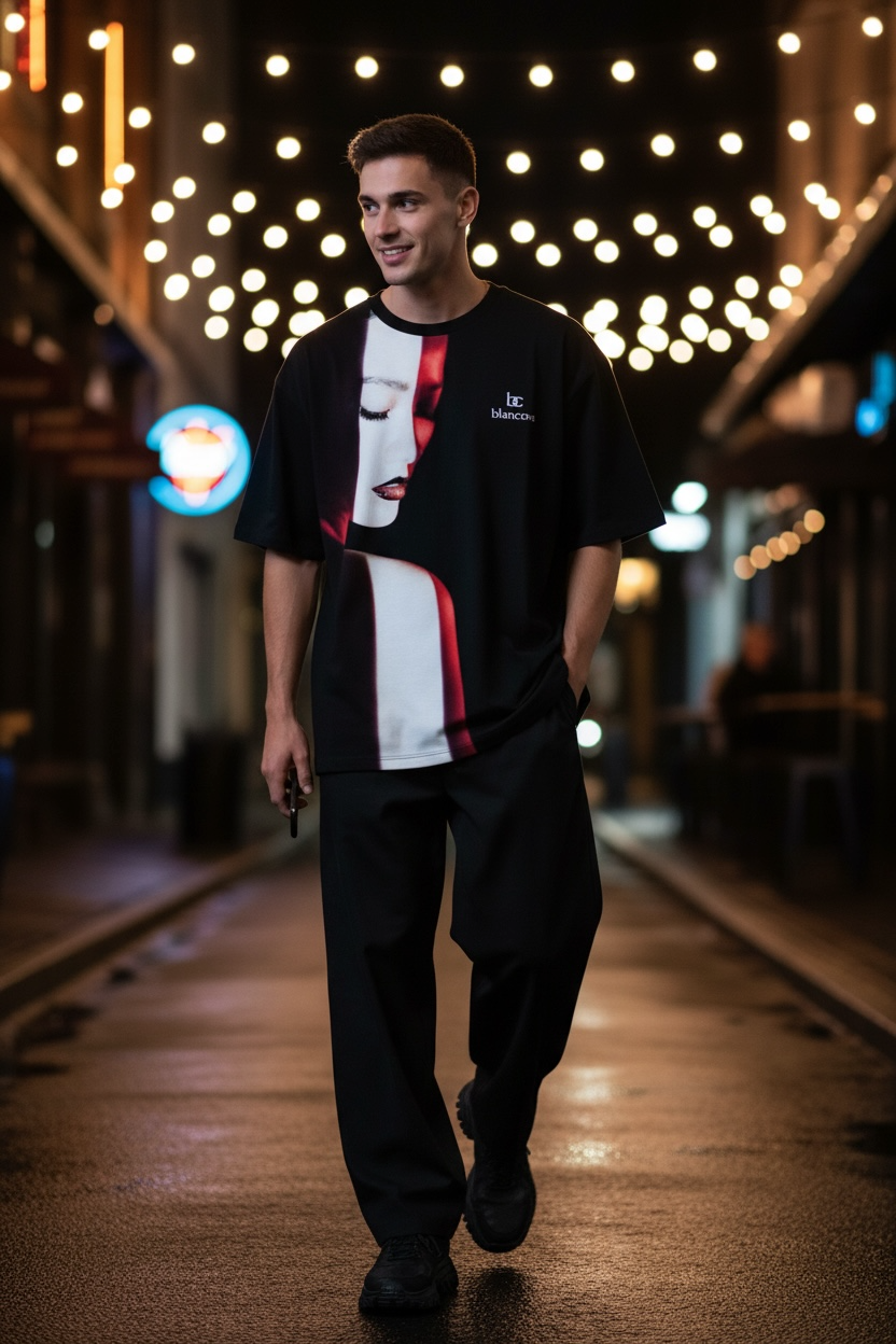 BLANCOVA “Divo” Oversized T-Shirt