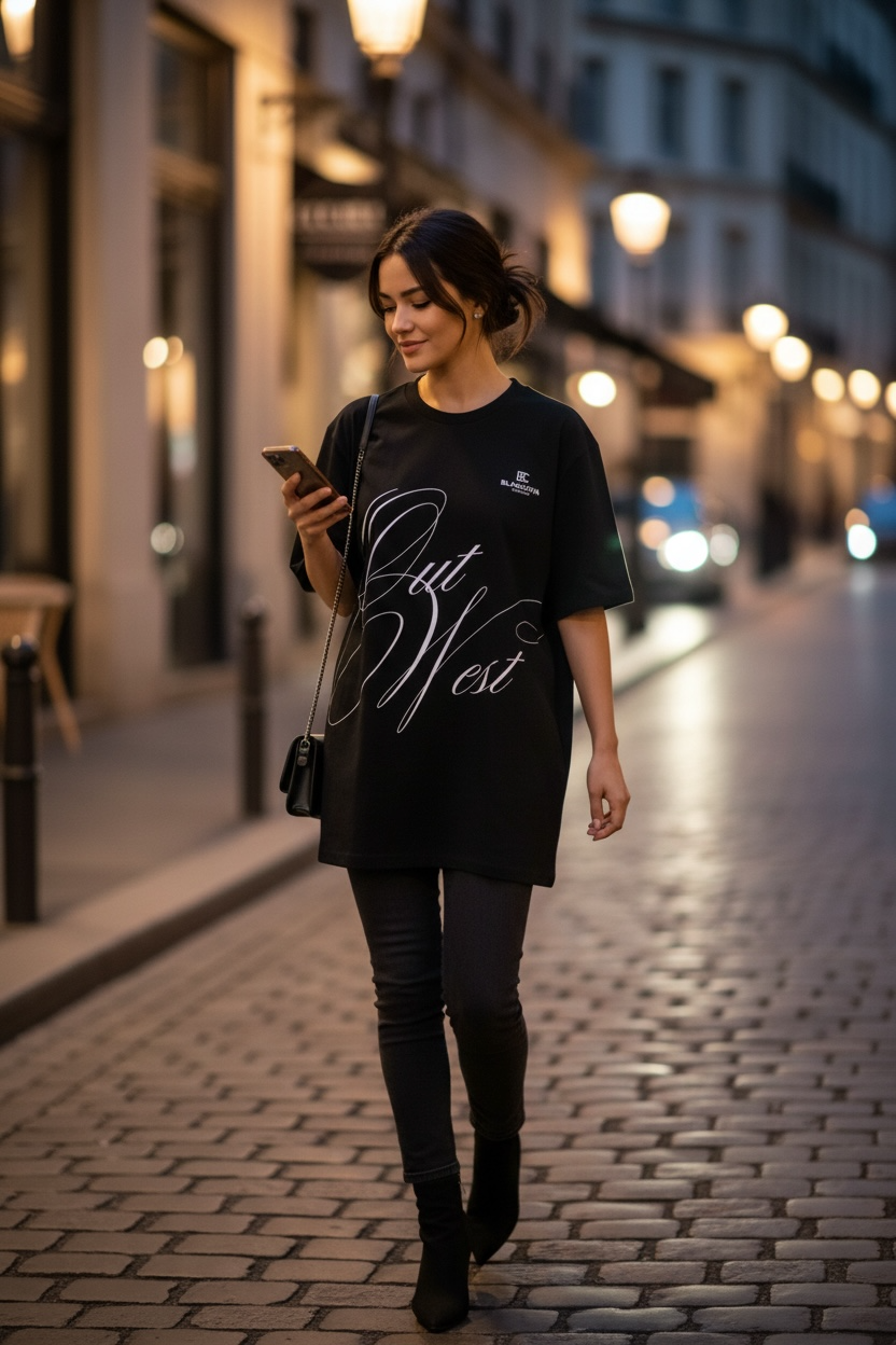 BLANCOVA “Out West” Oversized T-Shirt