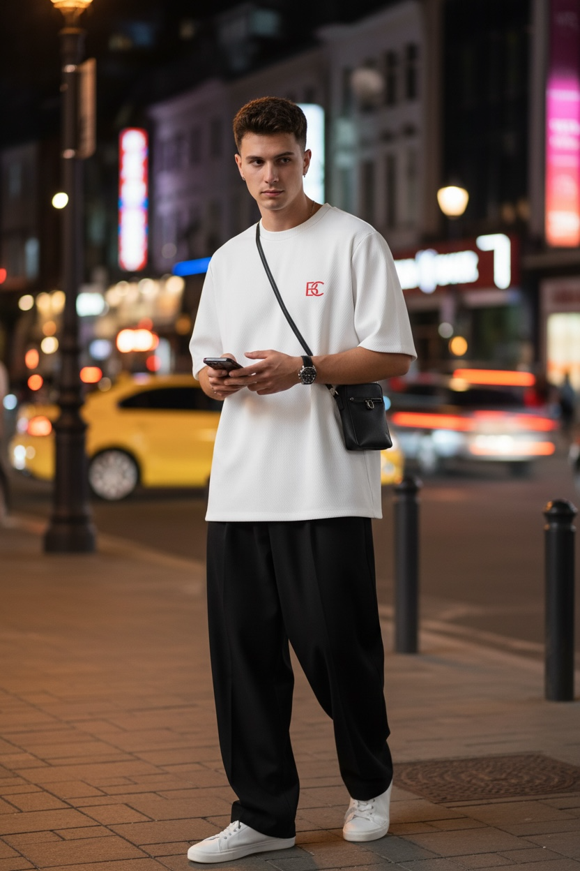 BLANCOVA Essential Oversized T-Shirt